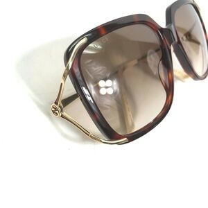 GUCCI GG0647S Havana Gold Brown Sunglasses